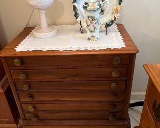 Antique Spool cabinet