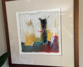 Original signed abstract painting