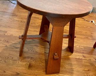 Signed Stickley Furniture Mission side table