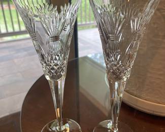 Waterford millennium champagne flutes