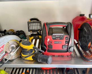 Tools and car jumper