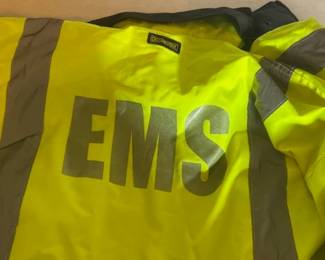 XXL EMS Jacket matching hot ORANGE  reflective pants xxl EMS