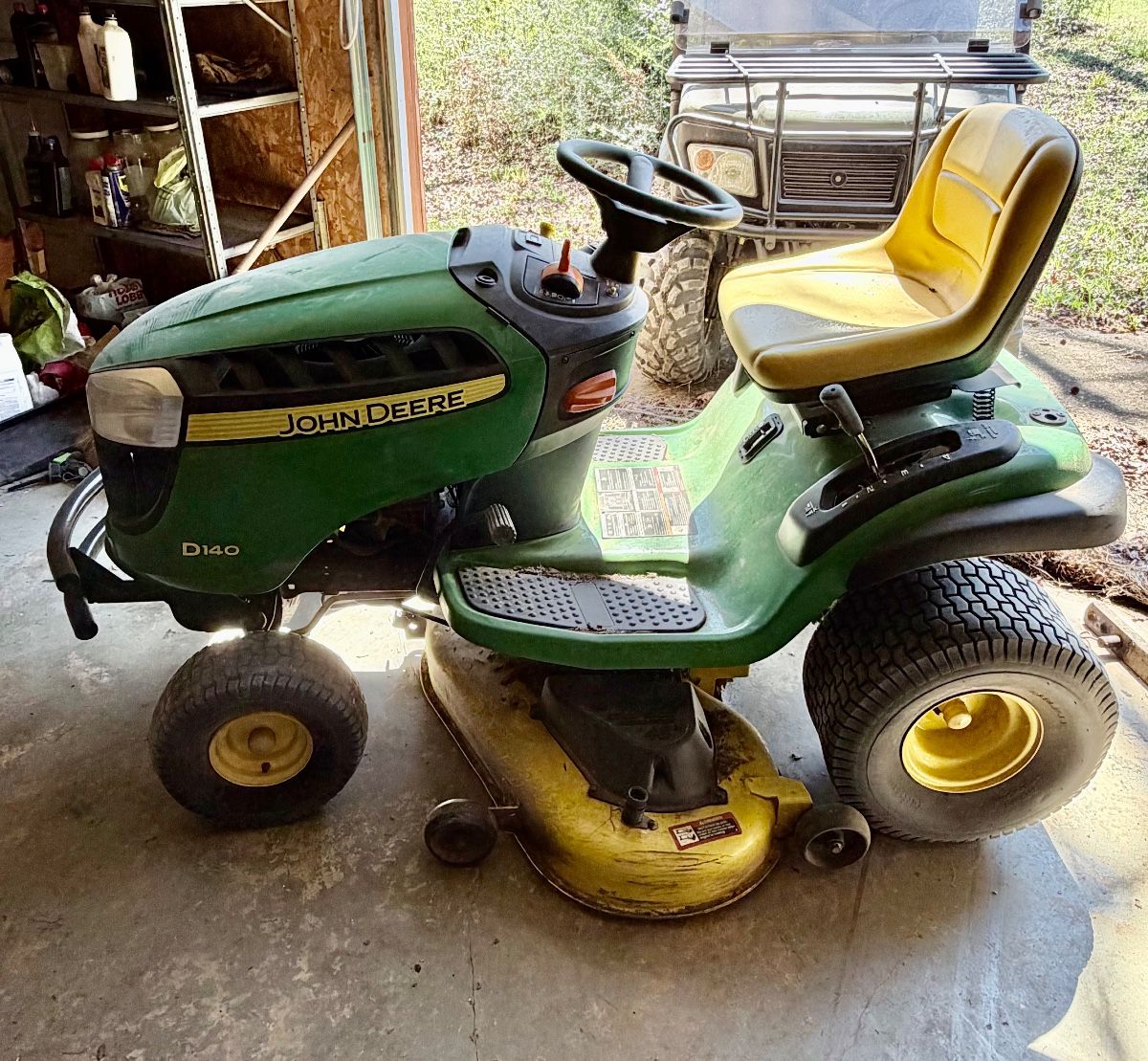 John Deere D140 48” mower