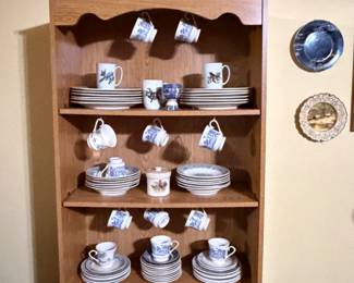 Blue Willow table setting