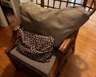 PRESALE: Rattan Chair + Ottoman $100