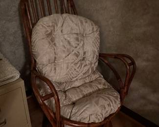 PRESALE: RATTAN SWIVEL CHAIR $125