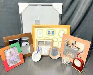 CT620Pottery Barn Mirror Clocks