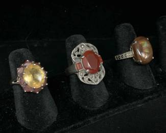 KN313VUnique Silver Rings