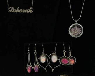 KN308VSilver Pink Jewelry