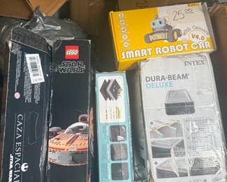 LEGO SETS, TOY ROBOT AIR MATRESS
