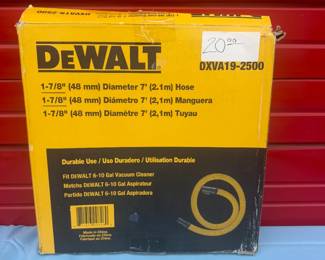 DEWALT HOSE SHOPVAC