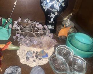 decorative amethyst tree and other pretty things