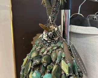 Mary Frances Green Emerald Purse