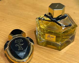 Cartier and Gucci perfume