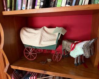 Handmade wagon from radio parts