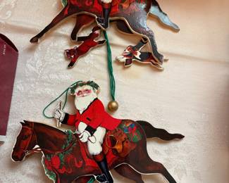 fox hunting ornaments