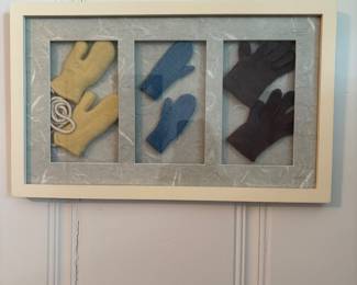 tiny mittens framed