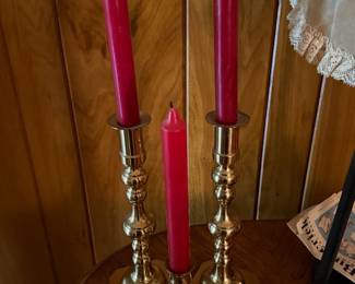 brass candle sticks