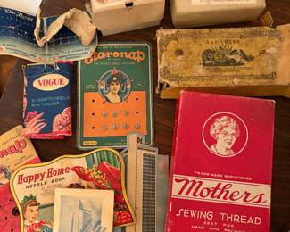 antique sewing items