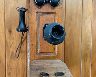 antique wall phone