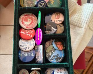 mostly horse related pin backs