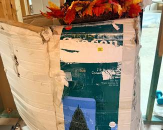 boxed Christmas tree