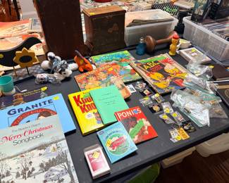 books & olympic pins