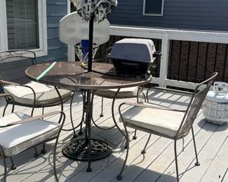 outdoor wrought iron patio