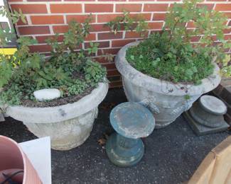 Concrete pots