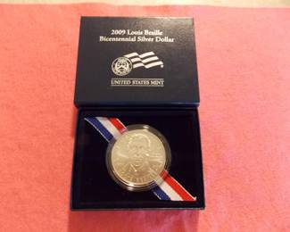 2009 Louis Braille Bicentennial Silver Coin