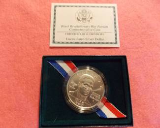 Black Revolutionary War Patriots  Commemorative Silver Coin