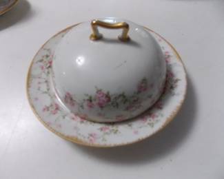 Theodore Haviland Limoges butter dish