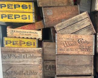 Some of the Vintage Crates