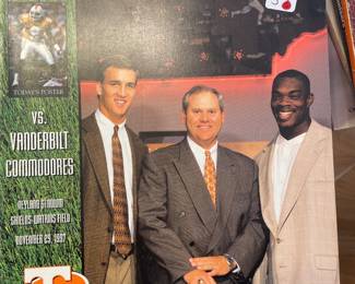 Do you recognize these guys? Many old University of Tennessee sports books and programs.