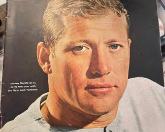 1966 LIFE magazine with Mickey Mantle on the cover