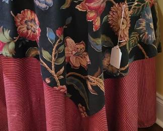 Round Table with Custom Skirt