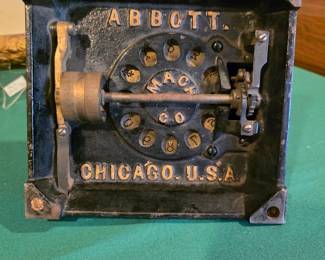 1899 Automatic cancel checks machine