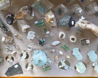 Closer view of minerals