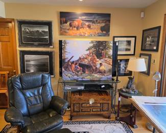 Ansel Adams photography; Howard Terpning  Native American subject artwork; Nancy Glazier Buffalo Art