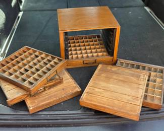 Antique Printer's Box