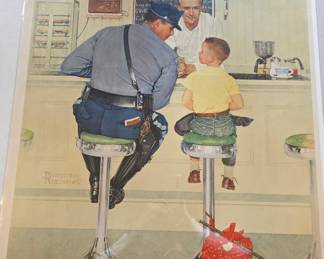 Large format Thomas Hart Benton collotype