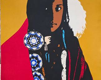 Ward Churchill serigraph