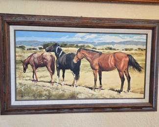 Original oil painting by Oleg Stavrowsky titled "Follow the Leader".