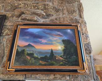 Dale Terbush original oil painting of Garden of the Gods in Colorado Springs.