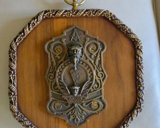 Piece of Colorado Springs history. Peep hole from the Masonic Lodge from early 1900's.