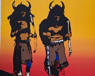 Ward Churchill serigraph