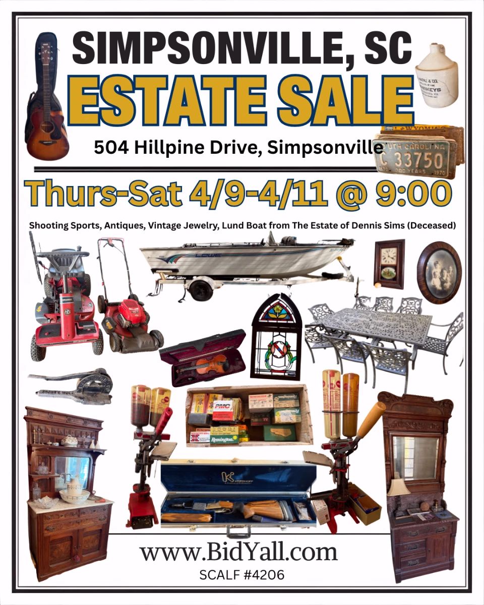 Dennis Sims Estate Flyer