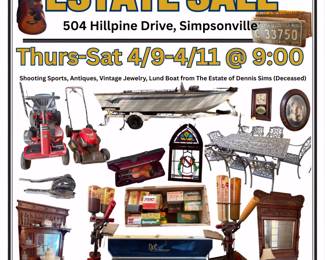 Dennis Sims Estate Flyer