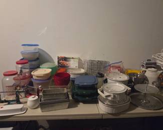 Corning ware, baking pans, pyrex