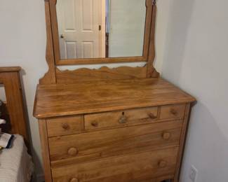 Antique Dresser with Mirror